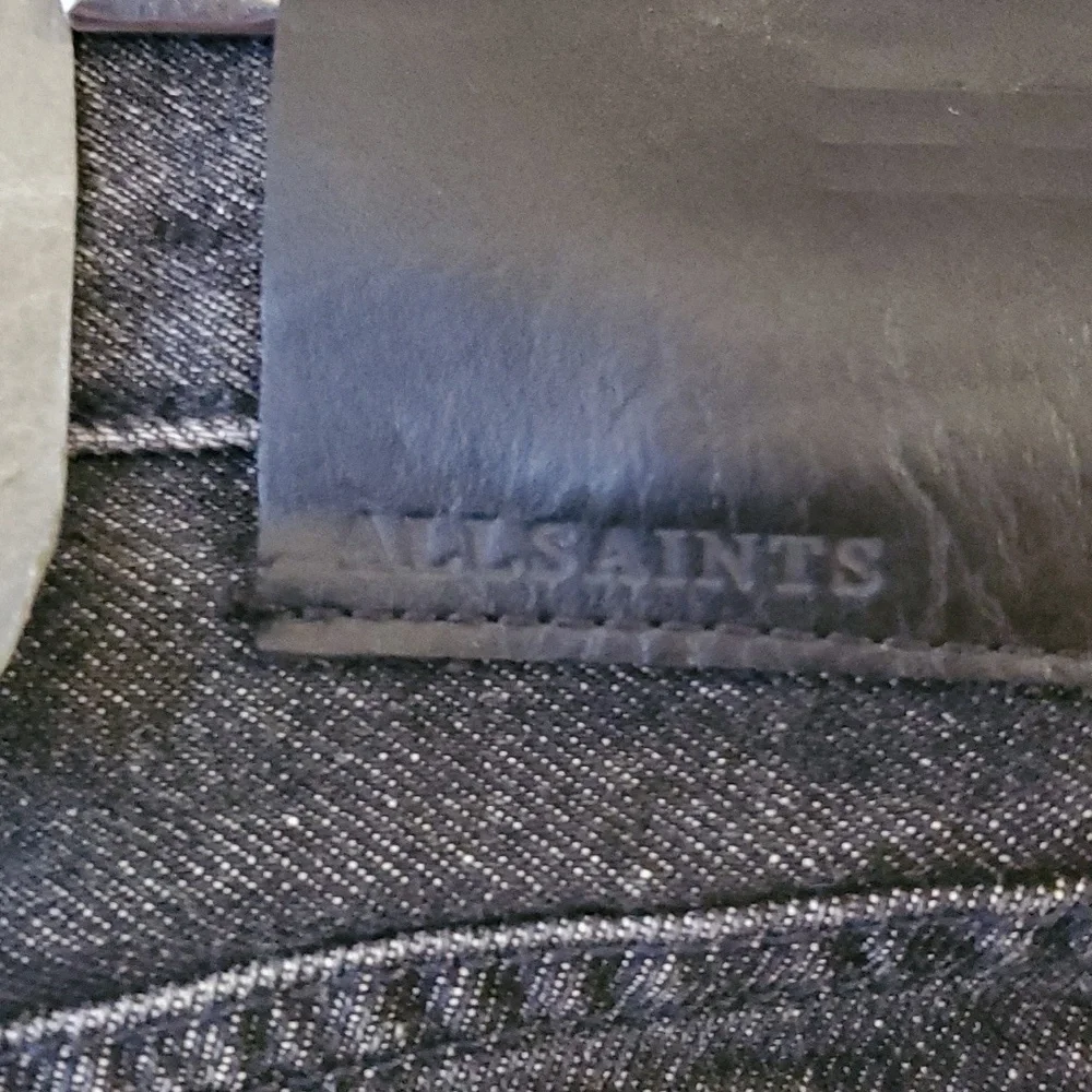 All Saints Switch Skinny Raw Hem Denim Shorts Size 32 NWT'S - Picture 12 of 13